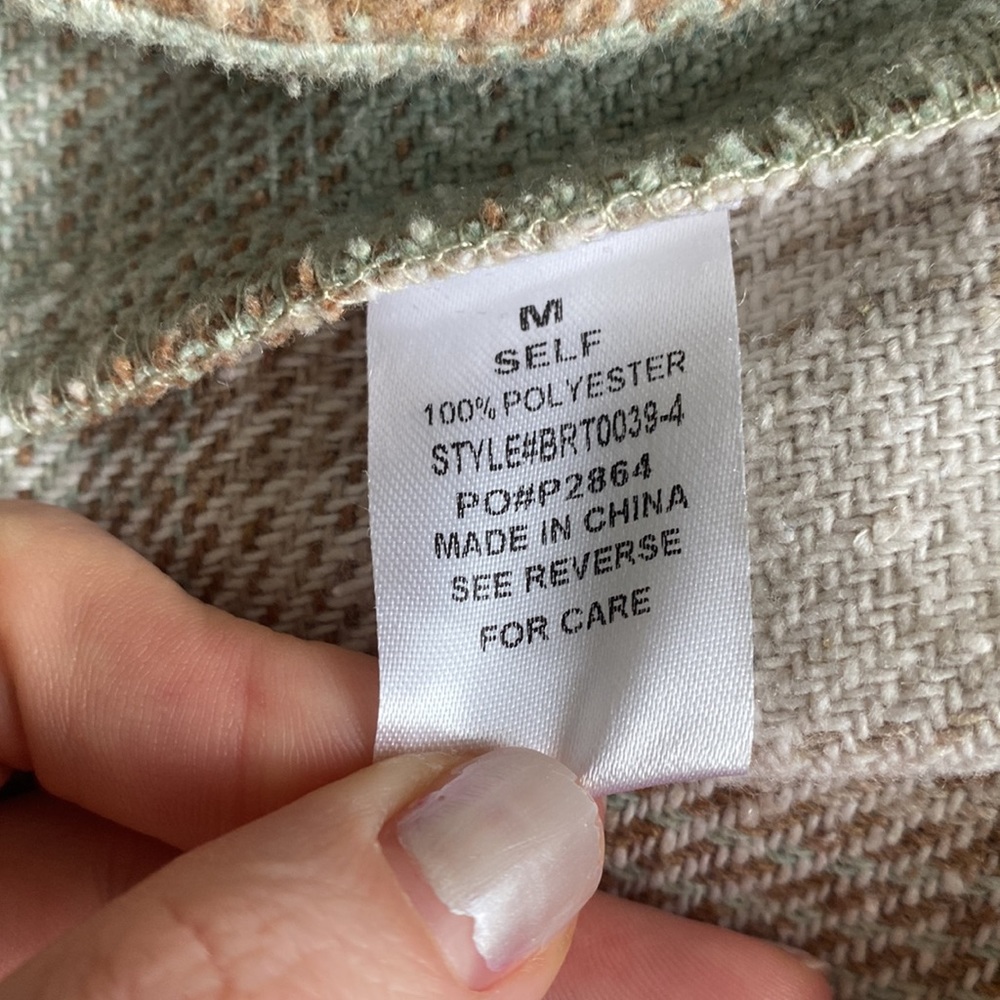 Fleece Shacket / Flannel Jacket - image 8